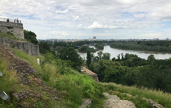 Kalemegdan with the rivers