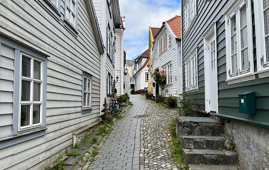Narrow streets, Bergen