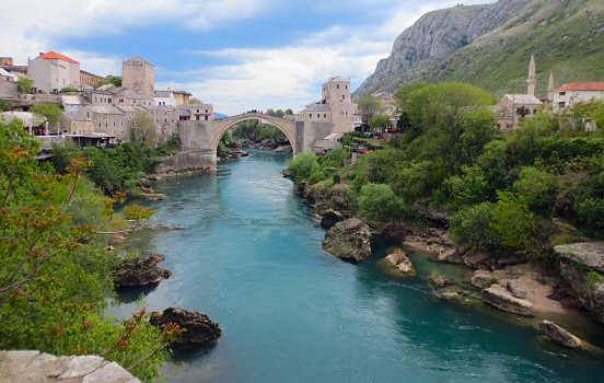 View from Koski Mehmed Pasa Mosque, Mostar