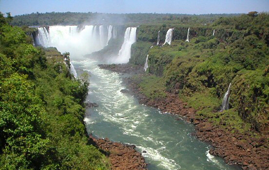 The Iguazu falls