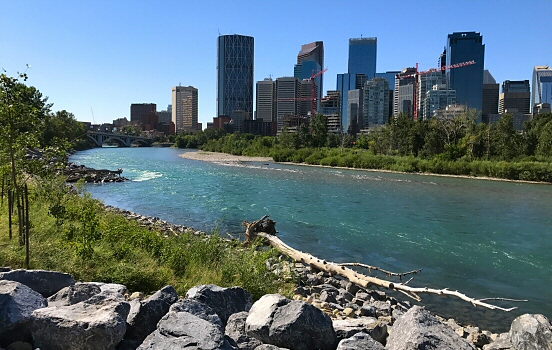 Bow River in Calgary
