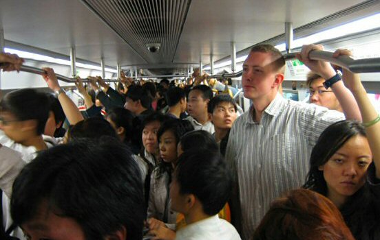 In subway, Beijing
