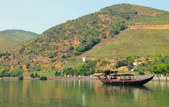 Rabelo boat on Douro river