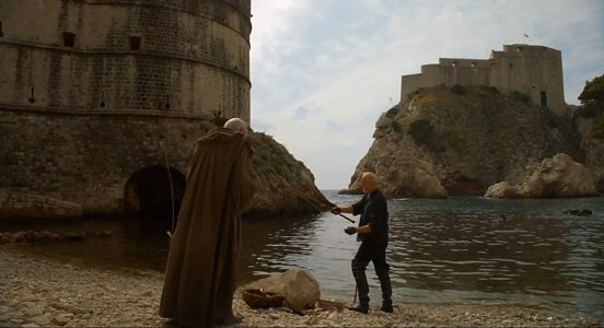 Tywin goes fishing with Pycelle