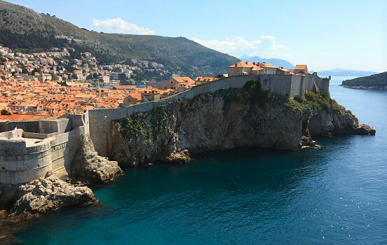 The walls of Dubrovnik