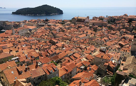 View from Minceta Tower, Dubrovnik, Croatia