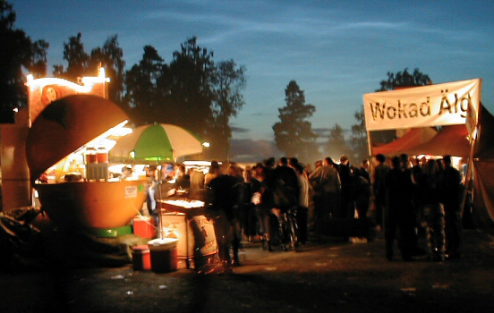 Arvikafestivalen camping area