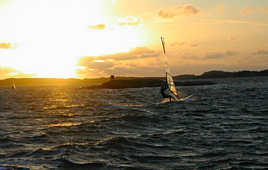 Windsurfer in Fiskebäck