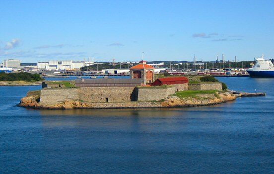 Nya Älvsborg fortress from distance