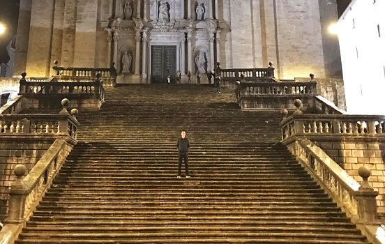 Girona Cathedral steps
