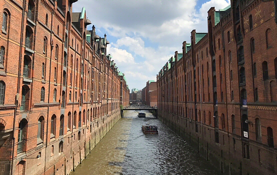 Old warehouses in Hamburg