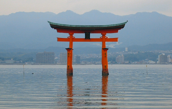 Torii gate at Miyajima island, Hiroshima
