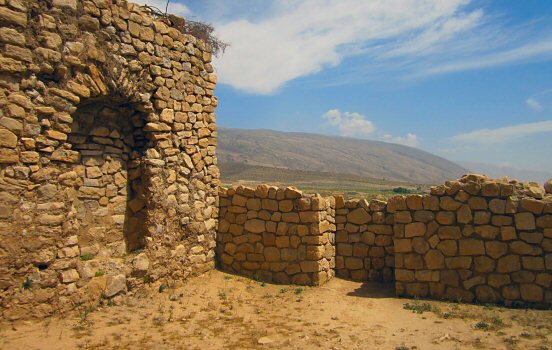 Inside Ardashir-Kwarrah ruins near Firuz Abad