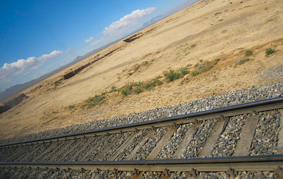 Railroad towards Tehran
