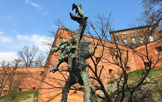 The dragon of Krakow