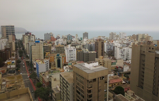 The grey skies of Lima
