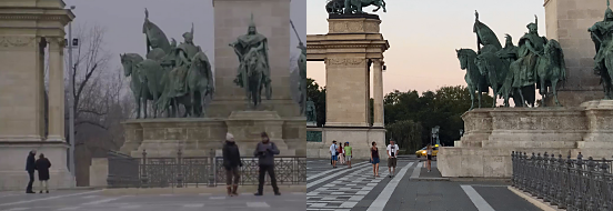 Parts Unknown scene, Anthony Bourdain at Heroes Square, Budapest