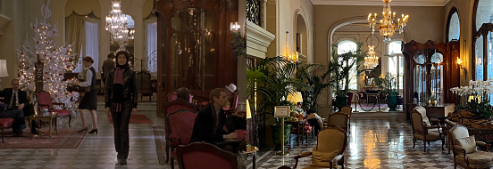 The Bourne Identity scene, Hotel Regina, Paris