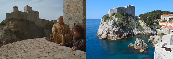 Game of Thrones scene, Dubrovnik, Croatia