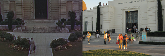 Rebel Without a Cause scene, Griffith Observatory, Los Angeles
