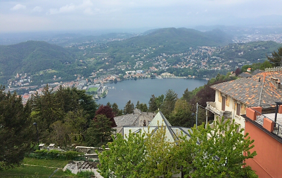 View of Lake Como from Brunate