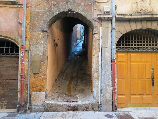 Punaise passage in Lyon