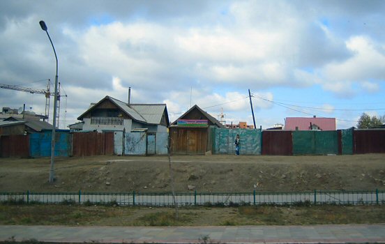 Houses in Ulaanbaatar, Mongolia