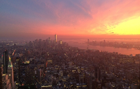 Sunset from Empire State Building