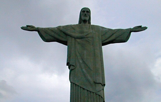 Christ the Redeemer at the Corcovado mountain, Rio de Janeiro