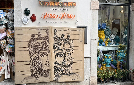 Teste di moro, Taormina