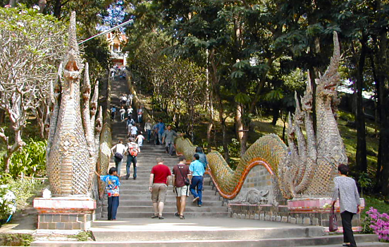 Stairs to Doi Suthep