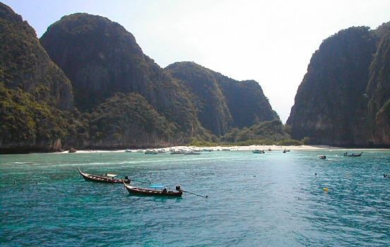 Finding the beach in Phi Phi Islands