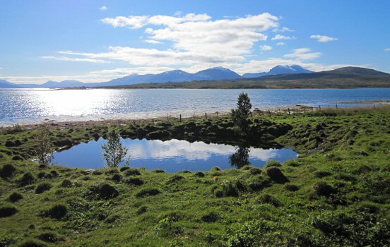 Tallboy crater at Håkøya