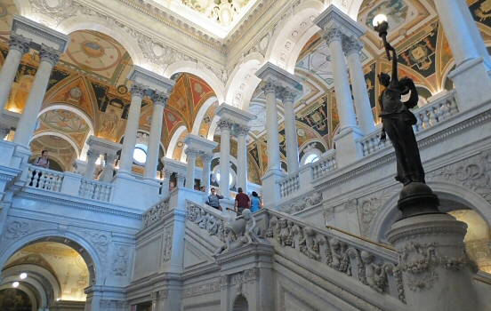 Jefferson building in the Library of Congress