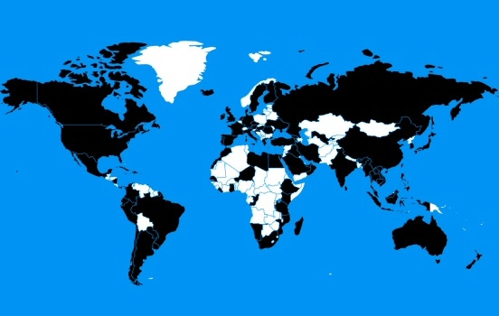 Anthony Bourdain travel map