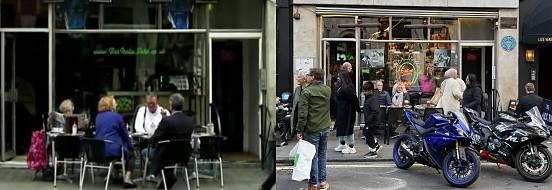 The Layover scene, Anthony Bourdain at Bar Italia, London