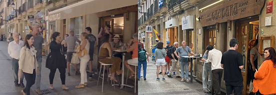 Parts Unknown scene, Anthony Bourdain at Ganbara, San Sebastian