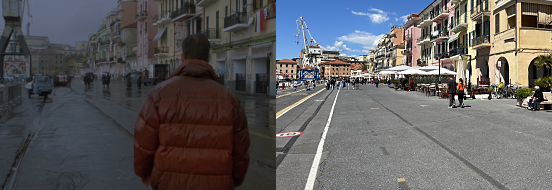 The Bourne Identity scene, Porto Oneglia, Imperia