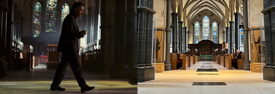 Da Vinci Code scene, Temple Church, London