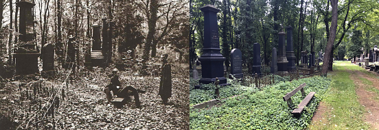 Depeche Mode scene, New Jewish Cemetery, Prague