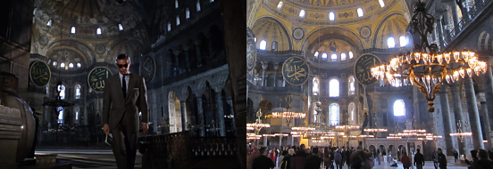 From Russia with Love scene, Hagia Sophia, Istanbul