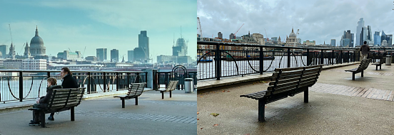 Love Actually scene, Gabriel's Wharf, London