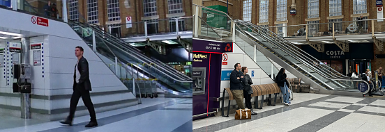 Mission Impossible scene, Liverpool Street Station, London