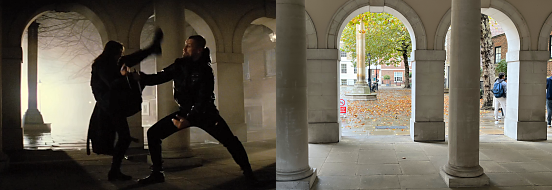 Mission Impossible 5 scene, Temple Church, London