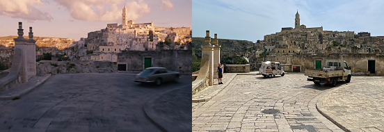 No Time To Die scene, Convento di Sant’Agostino, Matera