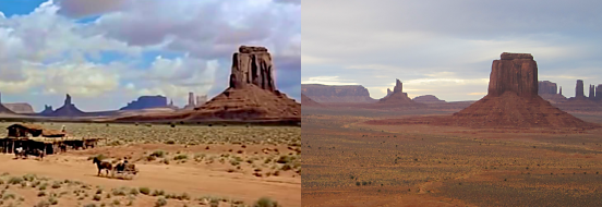 Once Upon a Time in the West scene, Monument Valley, Arizona