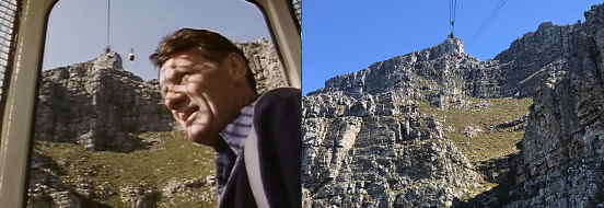 Pole to Pole scene, Michael Palin at Table Mountain, Cape Town