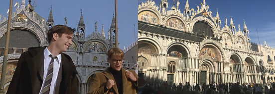 Talented Mr Ripley scene, St. Mark’s Basilica, Venice