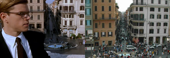 Talented Mr Ripley scene, Spanish Steps, Rome
