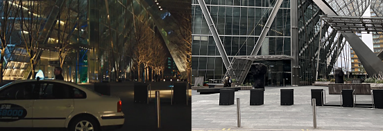 Skyfall scene, Broadgate Tower, London